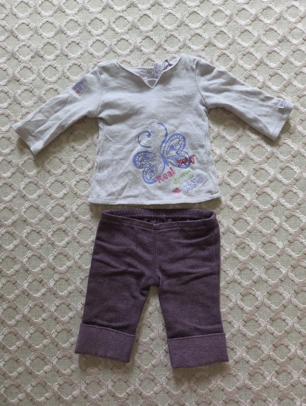 American Girl Real Me Meet Outfit, Purple Top + Bottoms, Retired 2010-2012